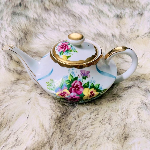 Norcrest Dining Rare Vintage Norcrest Fine China Porcelain Teapot